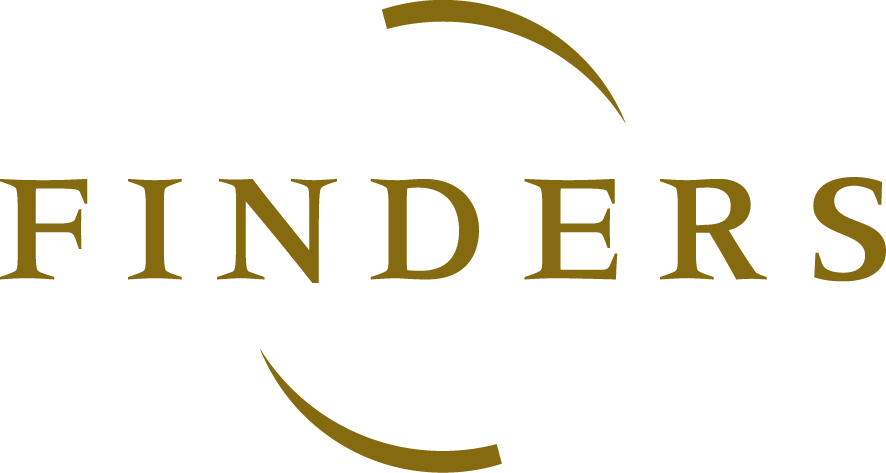Finders Logo Gold TRANSPARENT Logo: Finders SA