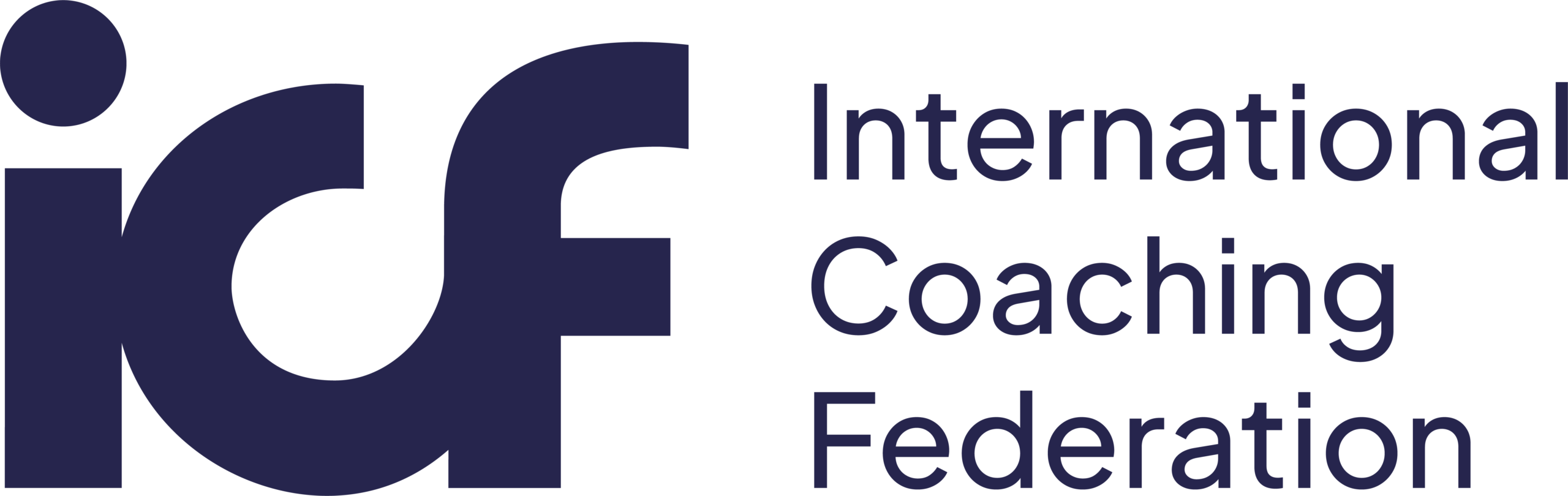 Logo: ICF | International Coaching Federation