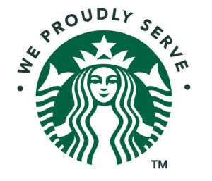 We Proudly Serve Starbucks